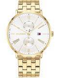 Tommy Hilfiger Jenna Quartz White Dial Gold Steel Strap Watch for Women - 1782069 Authentic Buy Shop Now