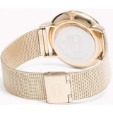 Tommy Hilfiger Jenna Quartz White Dial Gold Mesh Bracelet Watch For Women - 1781943 Authentic Buy Shop Now