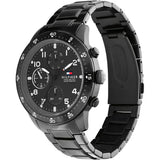 Tommy Hilfiger Jimmy Chronograph Grey Dial Grey Steel Strap Watch For Men - 1791951 Authentic Buy Shop Now