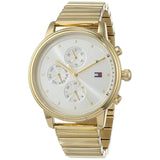 Tommy Hilfiger Blake White Dial Gold Steel Strap Watch for Women - 1781905 Authentic Buy Shop Now
