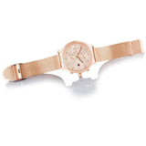 Tommy Hilfiger Blake Chronograph Rose Gold Dial Rose Gold Mesh Bracelet Watch For Women - 1781907 Authentic Buy Shop Now