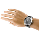 Tommy Hilfiger Harrison Chronograph Black Dial Black Leather Strap Watch for Men - 1790875 Authentic Buy Shop Now