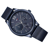 Tommy Hilfiger Damon Quartz Blue Dial Blue Mesh Bracelet Watch for Men - 1791421 Authentic Buy Shop Now