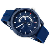 Tommy Hilfiger Denim Quartz Blue Dial Blue Rubber Strap Watch for Men - 1791482 Authentic Buy Shop Now