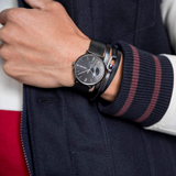 Tommy Hilfiger Brooklyn Black Dial Black Mesh Bracelet Watch for Men - 1791507 Authentic Buy Shop Now