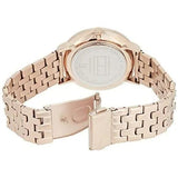 Tommy Hilfiger Jenna Quartz White Dial Rose Gold Steel Strap Watch for Women - 1782070 Authentic Buy Shop Now