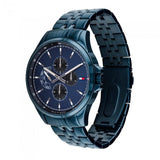 Tommy Hilfiger Shawn Quartz Blue Dial Blue Steel Strap Watch for Men - 1791618 Authentic Buy Shop Now