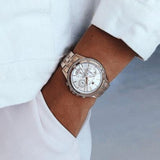 Tommy Hilfiger Ari Diamonds Silver Dial Rose Gold Steel Strap Watch for Women - 1781978 Authentic Buy Shop Now