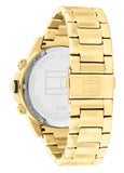 Tommy Hilfiger Lars Chronograph Gold Dial Gold Steel Strap Watch For Men - 1792060 Authentic Buy Shop Now