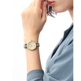 Burberry Classic Champagne Gold Dial Horseferry Leather Strap Watch for Women - BU10104 Authentic Buy Shop Now