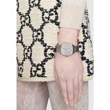 Gucci Grip Quartz Silver Dial Silver Steel Strap Watch For Women - YA157401 Authentic Buy Shop Now