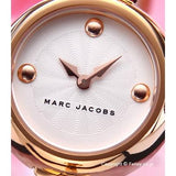 Marc Jacobs Courtney White Dial Rose Gold Steel Strap Watch for Women - MJ3458 Authentic Buy Shop Now