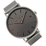 Coach Charles Black Dial Grey Mesh Bracelet Watch for Men - 14602145 Authentic Buy Shop Now