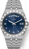 Tudor Royal Automatic Diamonds Blue Dial Silver Steel Strap Watch for Men - M28600-0006 Authentic Buy Shop Now