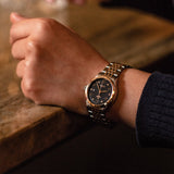 Tudor 1926 Automatic Diamonds Black Dial Two Tone Steel Strap Watch for Men - M91651-0004 Authentic Buy Shop Now