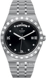 Tudor Royal Automatic Diamonds Black Dial Silver Steel Strap Watch for Men - M28600-0004 Authentic Buy Shop Now