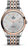Tudor 1926 Automatic Diamonds Silver Dial Two Tone Steel Strap Watch for Men - M91651-0002 Authentic Buy Shop Now