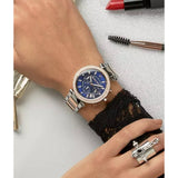Michael Kors Parker Blue Dial Two Tone Steel Strap Watch for Women - MK6141 Authentic Buy Shop Now