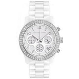 Michael Kors Runway White Dial White Steel Strap Watch for Women - MK5188 Authentic Buy Shop Now