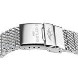 Breitling Superocean Heritage B20 Automatic 44 Blue Dial Silver Mesh Bracelet Watch for Men - AB2030161C1A1 Authentic Buy Shop Now