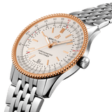 Breitling Navitimer Automatic 41mm White Dial Silver Stainless Steel Mens Watch - U17326211G1A1 Authentic Buy Shop Now