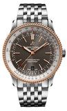 Breitling Navitimer Automatic 41mm Grey Dial Silver Steel Strap Mens Watch - U17326211M1A1 Authentic Buy Shop Now