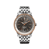 Breitling Navitimer Automatic 41mm Grey Dial Silver Steel Strap Mens Watch - U17326211M1A1 Authentic Buy Shop Now