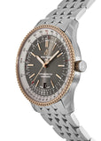 Breitling Navitimer Automatic 41mm Grey Dial Silver Steel Strap Mens Watch - U17326211M1A1 Authentic Buy Shop Now