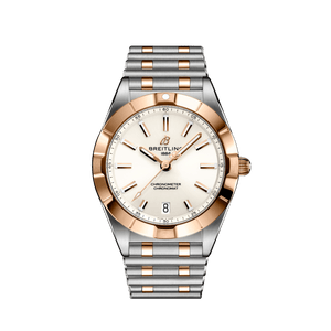 Breitling Chronomat 32 White Dial Two Tone Steel Strap Watch for Women - U77310101A1U1 Authentic Buy Shop Now