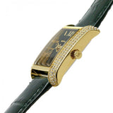 Michael Kors Emery Quartz Diamonds Green Dial Green Leather Strap Watch For Women - MK4697 Authentic Buy Shop Now
