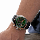 Breitling Superocean Heritage B01 Chronograph 44 Limited Edition Green Dial Black Mesh Bracelet Watch for Women - UB01622A1L1S1 Authentic Buy Shop Now