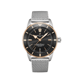 Breitling Superocean Heritage B20 Automatic 44 Black Dial Silver Mesh Bracelet Watch for Men - UB2030121B1A1 Authentic Buy Shop Now