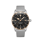 Breitling Superocean Heritage B20 Automatic 44 Black Dial Silver Mesh Bracelet Watch for Men - UB2030121B1A1 Authentic Buy Shop Now