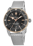 Breitling Superocean Heritage B20 Automatic 44 Black Dial Silver Mesh Bracelet Watch for Men - UB2030121B1A1 Authentic Buy Shop Now