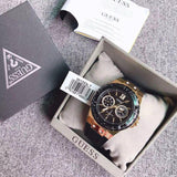 Guess Black Dial Black Rubber Strap Watch For Women - W1053L7 Authentic Buy Shop Now