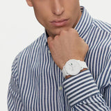 Lacoste 12.12 Chronograph White Dial White Silicon Strap Watch for Men - 2011246 Authentic Buy Shop Now