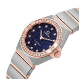 Omega Constellation Quartz Diamonds Blue Dial Two Tone Steel Strap Watch for Women - 131.25.25.60.53.002 Authentic Buy Shop Now