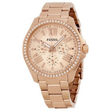 Fossil Cecile Rose Gold Dial Rose Gold Steel Strap Watch for Women - AM4483 Authentic Buy Shop Now