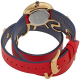 Versace V-Flare Quartz Silver Dial Red Leather Strap Watch for Women - VEBN00418 Authentic Buy Shop Now