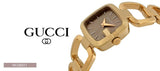 Gucci G Gucci Sunbrushed Brown Dial Rose Gold Steel Strap Watch For Women - YA125511 Authentic Buy Shop Now