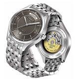 Tissot T Classic T One Automatic Grey Dial Silver Steel Strap Watch For Men - T038.430.11.067.00 Authentic Buy Shop Now