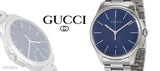 Gucci G Timeless Blue Dial Silver Steel Strap Watch For Men - YA126316 Authentic Buy Shop Now