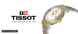 Tissot T Classic Bridgeport Silver Dial Two Tone Mesh Bracelet Watch For Men - T097.410.22.038.00 Authentic Buy Shop Now