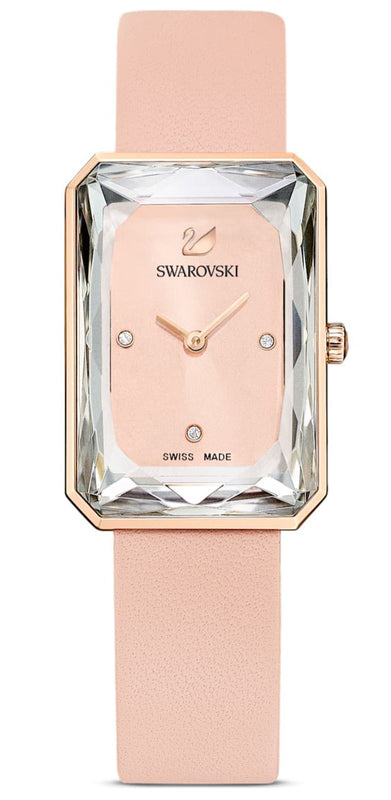 Swarovski Uptown Pink Dial Pink Leather Strap Watch for Women - 5547719 Authentic Buy Shop Now