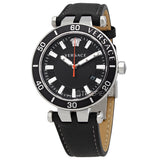 Versace Greca Sport Quartz Black Dial Black Leather Strap Watch For Men - VEZ300221 Authentic Buy Shop Now