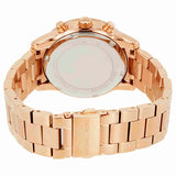 Michael Kors Ritz Chronograph Rose Gold Dial Rose Gold Steel Strap Watch for Women - MK6357 Authentic Buy Shop Now