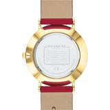Coach Perry Red Dial Red Leather Strap Watch for Women - 14503486 Authentic Buy Shop Now