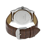 Tissot T Classic Dream White Dial Brown Leather Strap Watch for Men - T033.410.16.013.01 Authentic Buy Shop Now