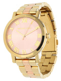 Michael Kors Norie Gold Dial Two Tone Steel Strap Watch for Women - MK3586 Authentic Buy Shop Now