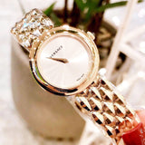 Versace V-Flare Quartz Silver Dial Gold Steel Strap Watch for Women - VEBN00718 Authentic Buy Shop Now